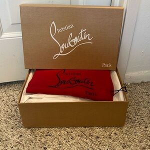 Authentic Christian Louboutin size 38, Nude women’s shoes.